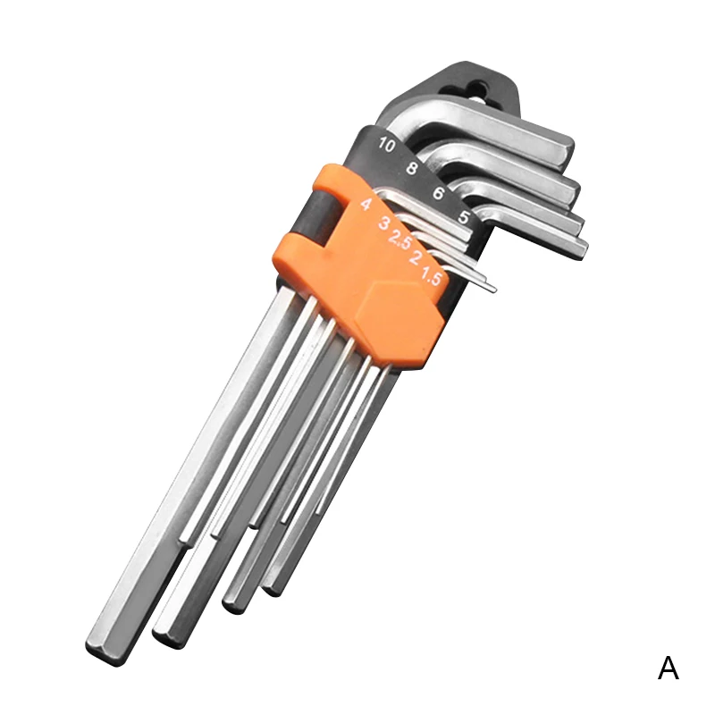 Steel Hex Key Set Wrench T-type Allen Repair Furniture Universal Hand Tool