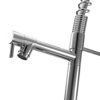 

New RY6525 Pull Out Single Linked Kitchen Water Faucet Hot and Cold Crane Kitchen Tap Waterfall Faucets