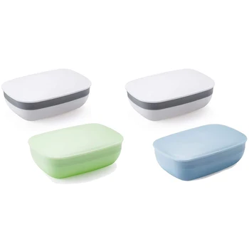 

Travel Soap Box with Strong Sealing, Portable Leak Proof - Pack of 2