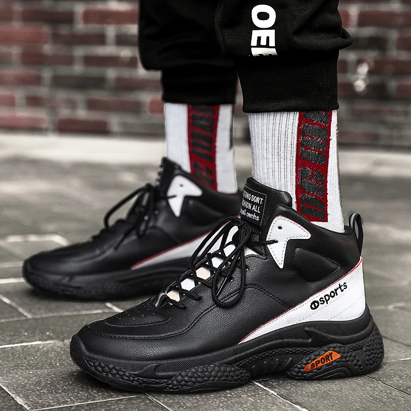 black1 Leader Show кроссовки для мужчин бренд Flyknit резиновая обувь мужская тренировочная обувь zapatos hombre спортивная обувь для мужчин Удобная - Цвет: black1