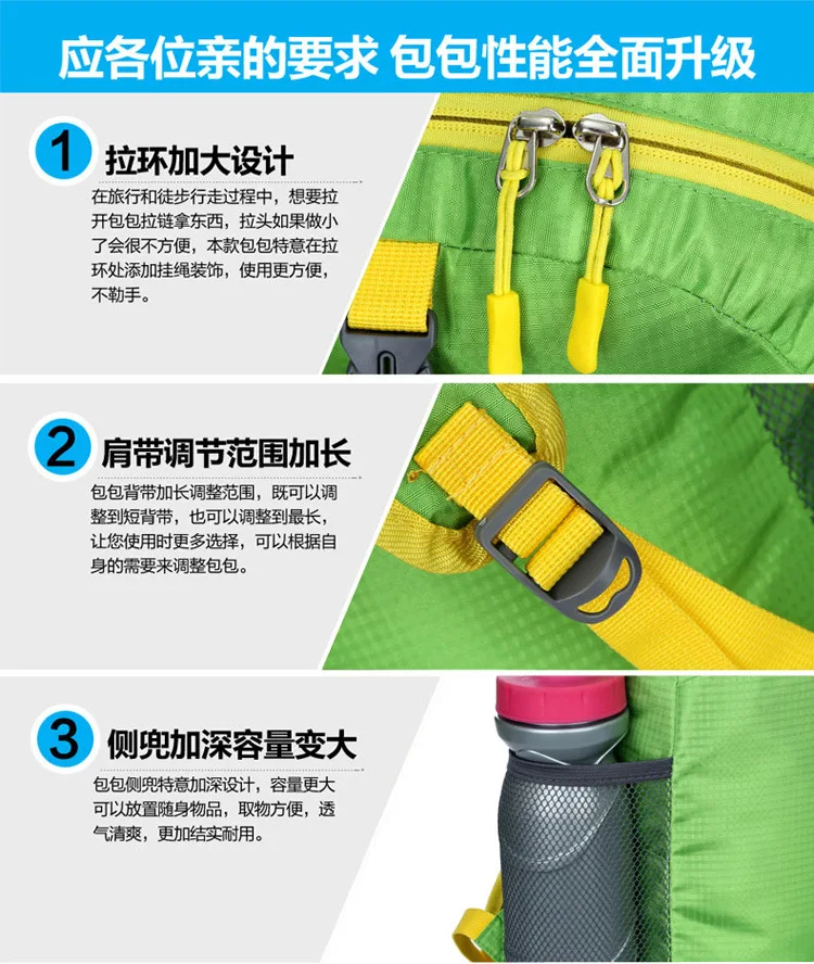 Manufacturers Direct Selling a Large Amount Currently Available New Style Ultra-Light Portable Folding Bag Outdoor Casual S