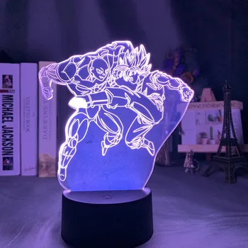 

3D Lamp Dragon Ball Goku VS Jiren Figure Kids Bedroom Decor Light Child Birthday Anime Gift Led Night Light Dragon Ball Gadget