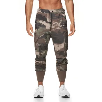 Camoflage-Pantalones deportivos de algodón para hombre, pantalón de chándal para entrenamiento, para correr, gimnasio