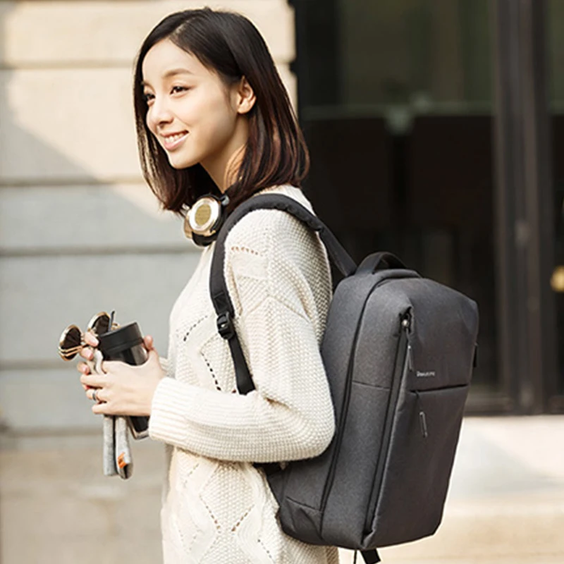 Xiaomi модный минималистичный городской рюкзак для путешествий, деловой досуг, дорожная сумка, Студенческая сумка, 14 дюймов, сумка для ноутбука
