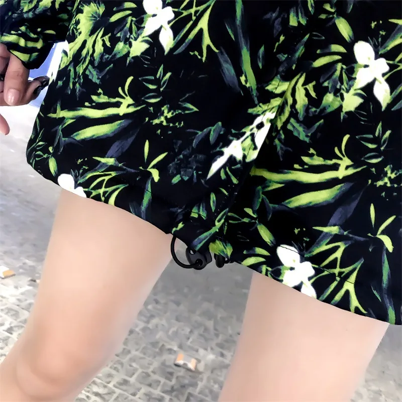 Ulzzang вышитое Женское пальто BF Harajuku в Корейском стиле, Тренч средней длины, тренд ранней осени, пара, свободная куртка