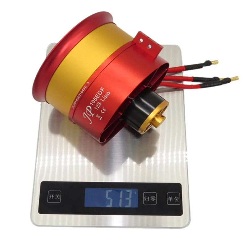 105 мм 4260 875KV 12S канальный вентилятор с бесщеточным двигателем для RC EDF Jet AirPlane