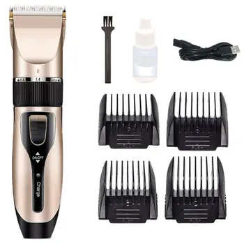 

Electric Animal Pet Dog Cat Hair Trimmer Shaver Grooming Rechargeable Clipper Ki 667D