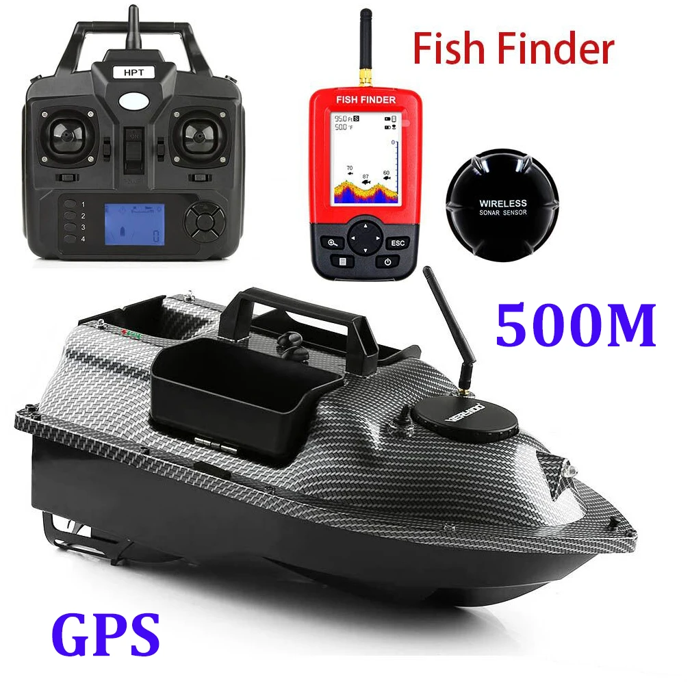 2022 GPS 500 м дистанционное управление RC рыболовная лодка с приманкой автоматический