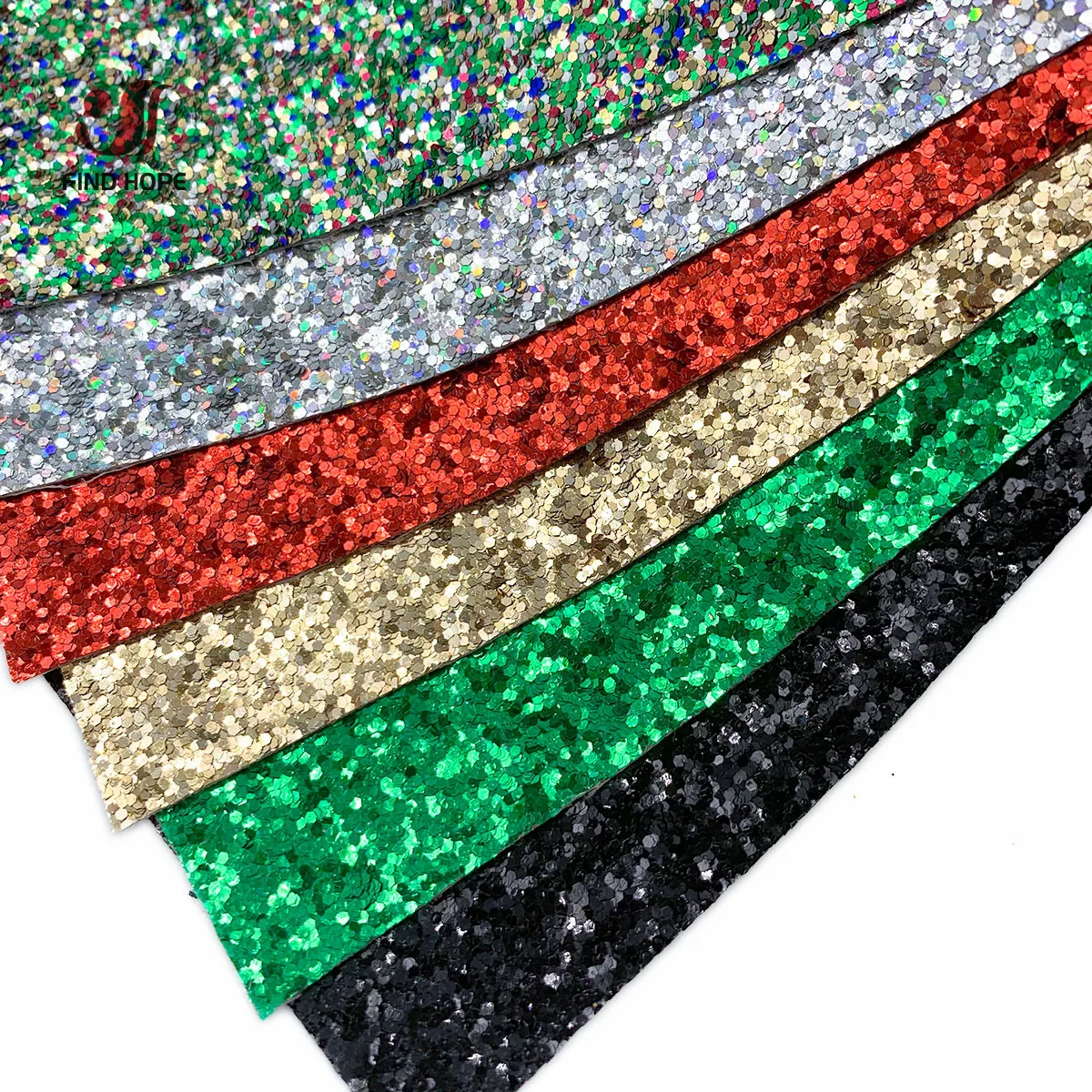 30pcs Bundle Fine Chunky Glitter Synthetic Vinyl PU Leatherette Fabric Sparkle DIY Brooch Bows Handmade Earring Making 20*15cm