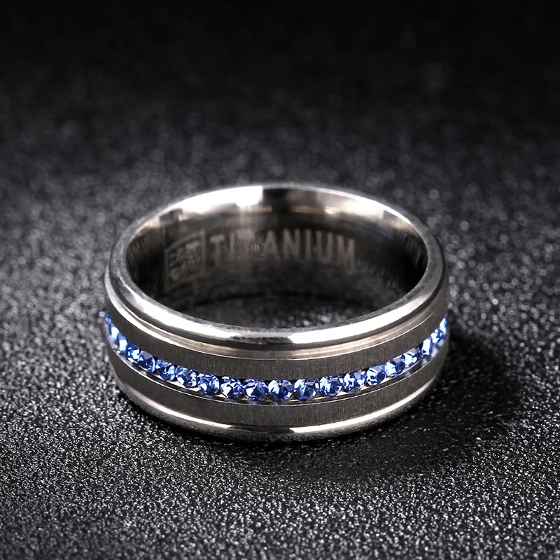 Rings 8mm 316L Stainless Steel For Men And Women Never Fade Power Lucky wedding rings signet ring round rings cross rings womens ring couple rings finger rings jewelry rings ring jewelry moissanite ring