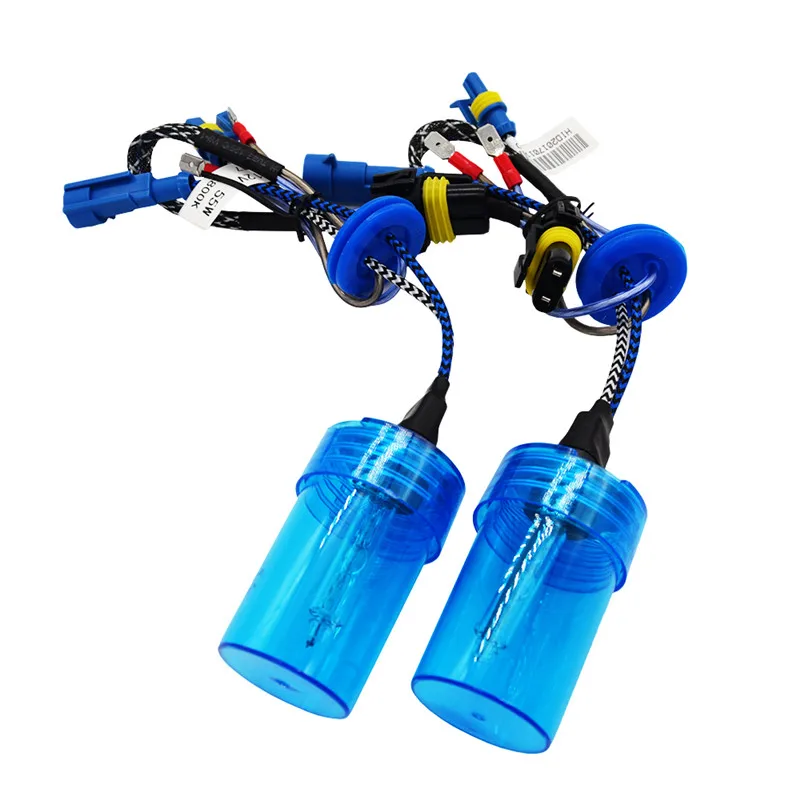 SKYJOYCE AC 55W Xenon H7 H1 H3 H8 H11 Auto Car Headlight Replacement Lamp Bulbs 12V 4300K 5500K Fast Bright HID Xenon Lights (3)