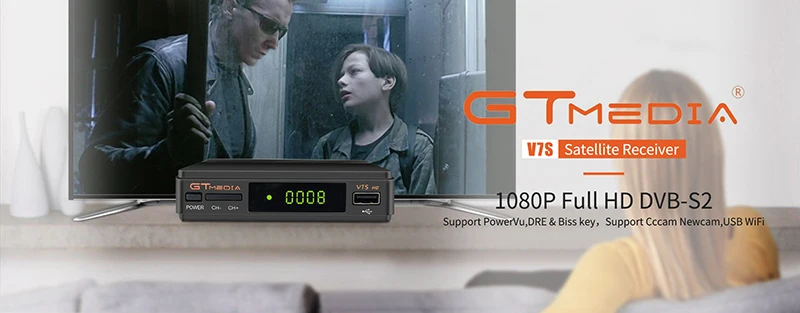 GTMedia V9 супер DVB-S2 спутниковый получатель 1080p H.265 встроенный Wifi Freesat спутниковый ресивер же GTMedia V8 Nova 1 год CCCAM