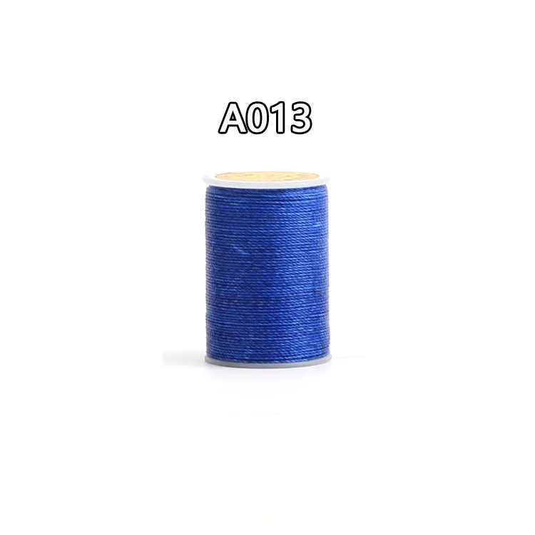 A013 25 Цвет 0,45/0,55/0,65 мм Изделия из кожи DIY ручная швейная восковых нитей кожа волокнистая Многожильная и шнуровки с плетением и круглыми восковых нитей кожаная фурнитура - Цвет: A013