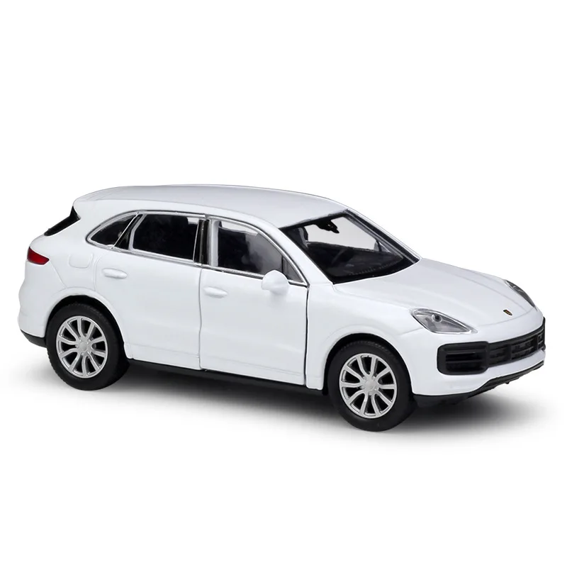 Welly 1:36 имитационная модель игрушечных машинках для Porsche Cayenne Turbo игрушечная машинка из сплава модель с отступить функция оригинальная коробка для малыша