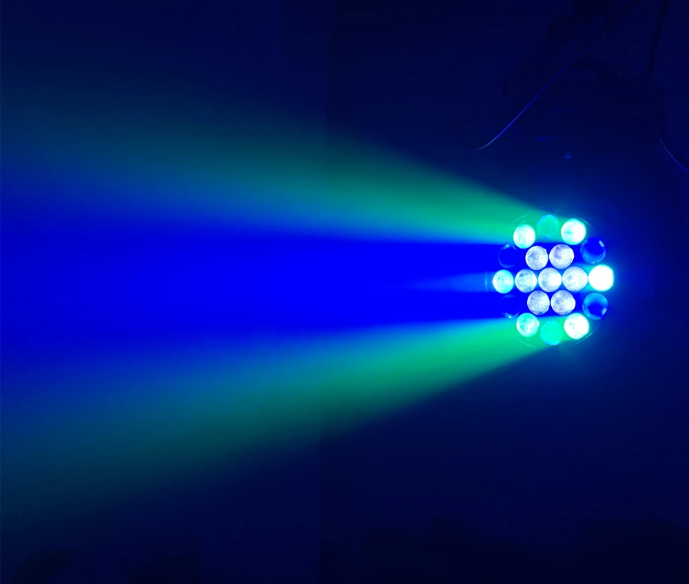 Светодиодный 19x15 Вт RGBW светильник для мытья луча/масштабирования Профессиональный DJ/бар светодиодный сценический аппарат DMX512 светильник