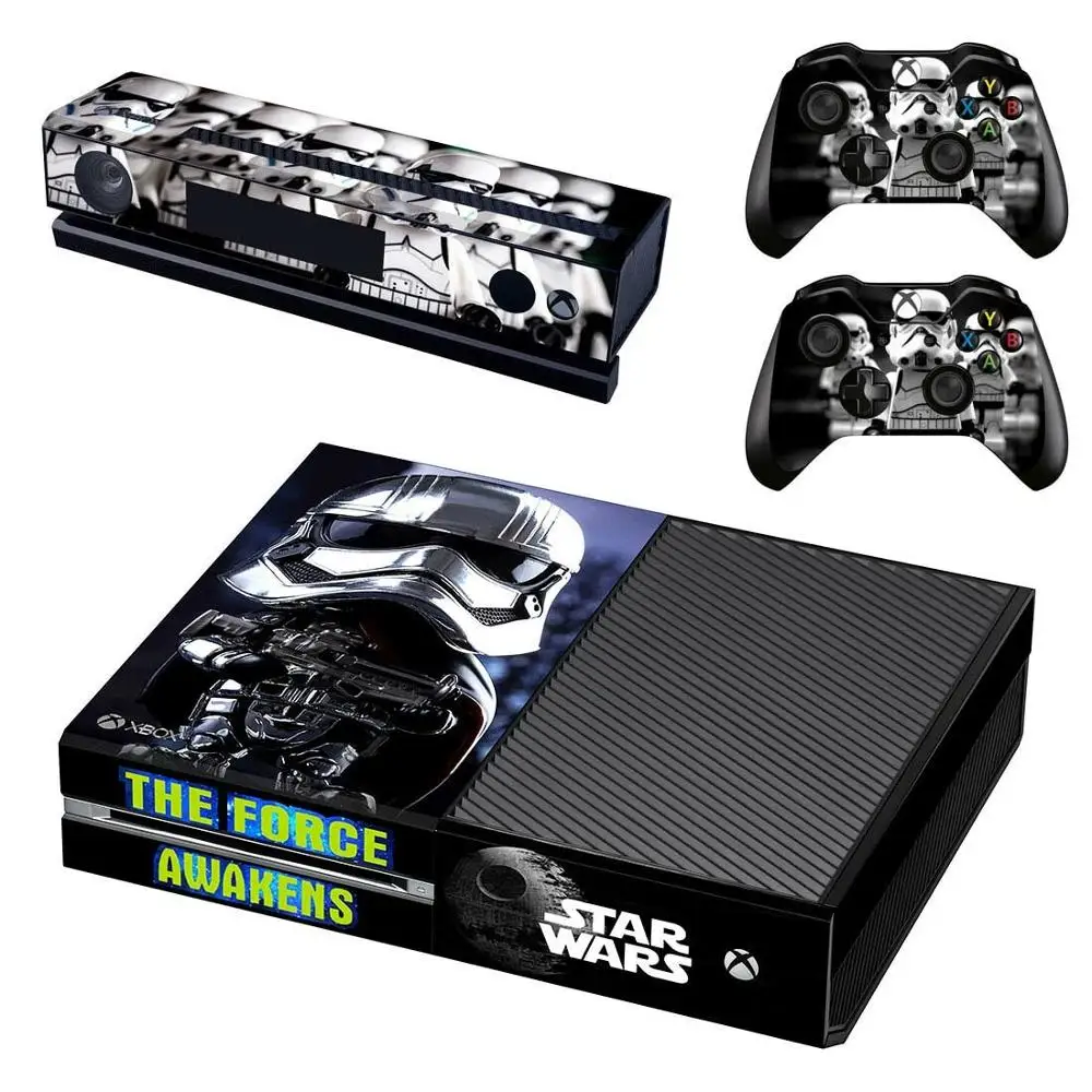 Star Wars: The Force Awakens sticker s для xbox one кожная наклейка Pegatinas для xbox one консоль Kinect два контроллера Skins - Цвет: GSTM0435