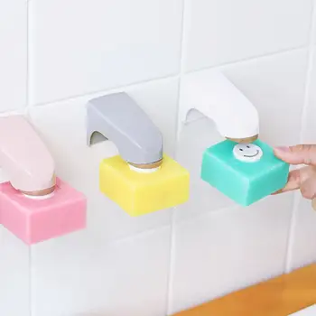 

1 PC Soap Dish Durable Magnetic Soap Holder Economic Convenient Soap Dish Prevent Rust Dispenser Soap Box For Bathroom Kitchen