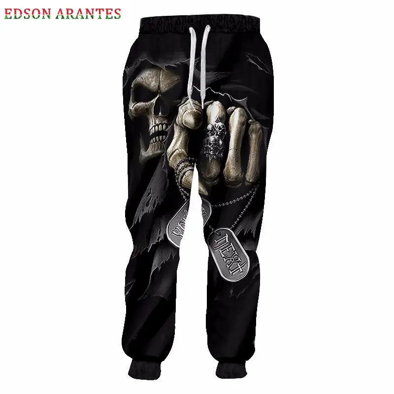 Gothic 3d Skull Print Sweatpants Men Women Jogger Pants Unisex Street Casual Trousers Cool 3d Hip Hop Haren Pants Custom S-6XL (1)