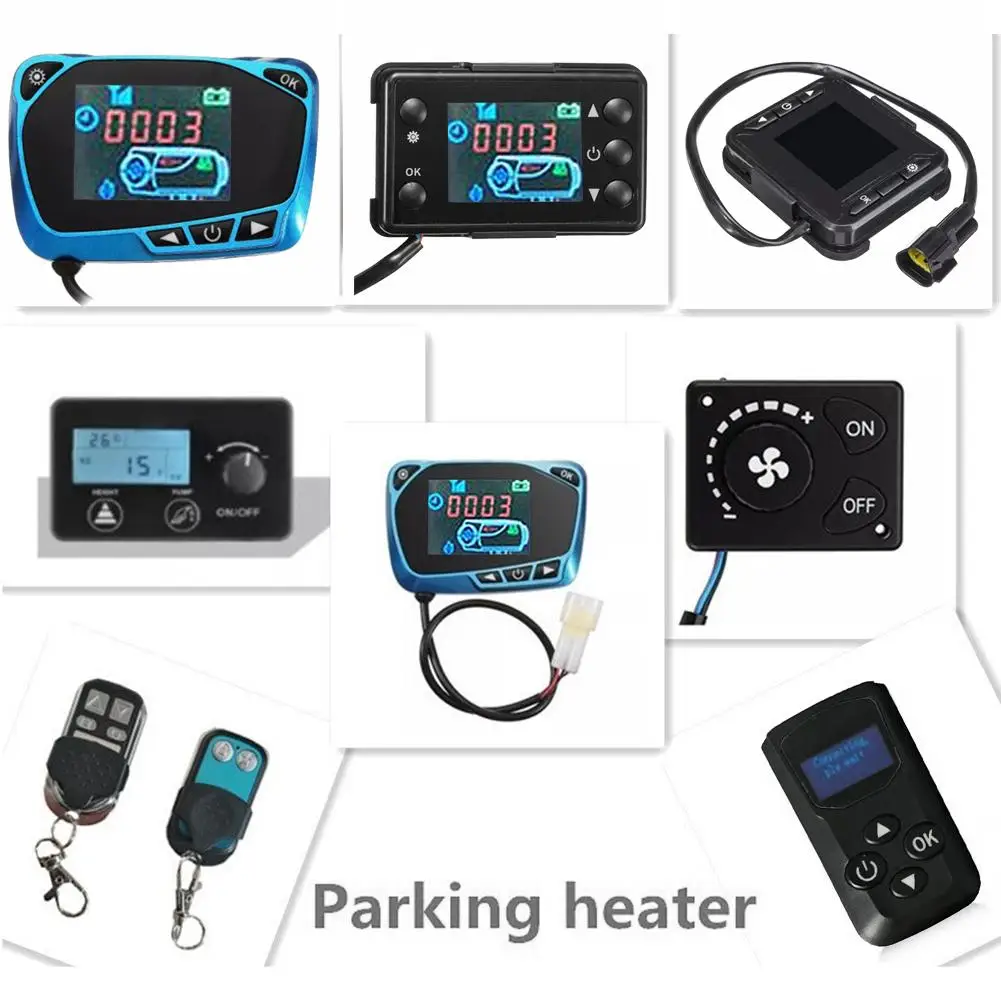 

12V 24V Diesel Heater Accessories Car Heater Switch Controller LCD Monitor Switch Heater Controller for Car Track Air Diesel