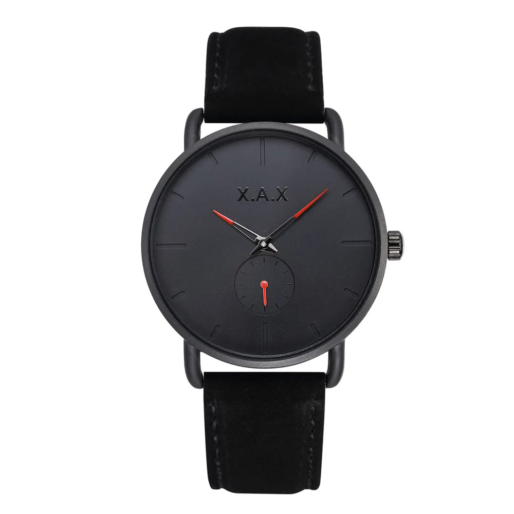 

Factory Currently Available Simple Watch Amazon Currently Available Watch Black And White with Pattern Two Needle Semi-Movement