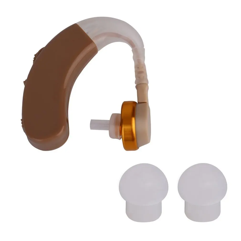 Пластиковые супер мини Регулируемые слуховые аппараты, усилитель звука для ушей, громкий тон, набор слуховых аппаратов, крючок для ушей, JZ-1088A, уход за ушами