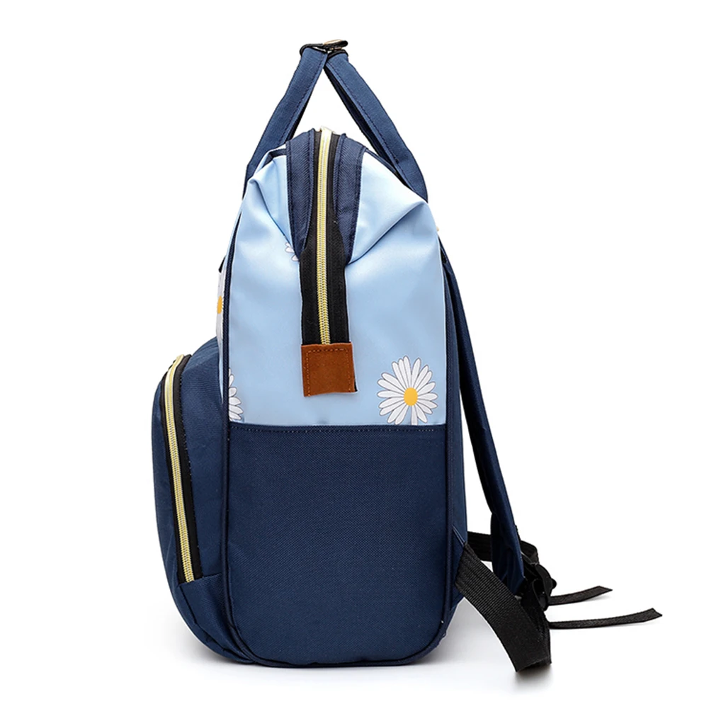 Maternite Nappy Sac Grande Capacite Oxford Tissu Momie Femmes Fleur Impression Sac A Dos Epaule Sacs D Ecole Mignon Sac A Dos Aliexpress