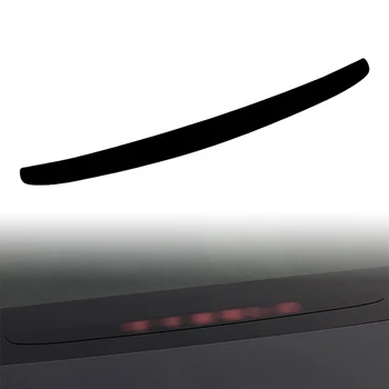 

Car Rear Window Windscreen Brake Light Sticker for Tesla 3 Model Carbon Fiber Windshields Decoration Decal Trim Bar w/ Emblem