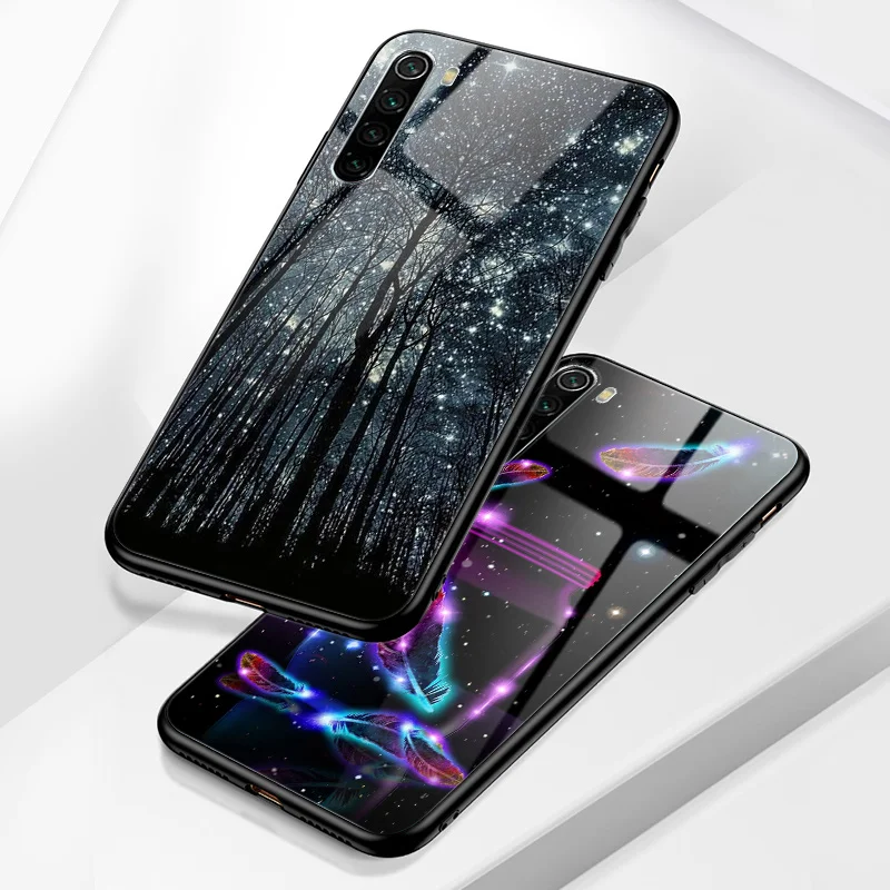 Мягкий глянцевый яркий Чехол для Xiaomi Redmi Note 7 8 9 Pro 9S 7A 8A 9A 9C чехол из ТПУ Для 10T 10 Lite