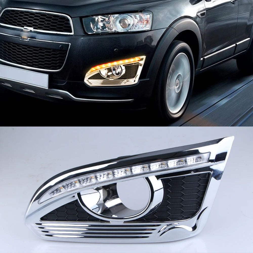 Автомобильный мигающий 1 комплект для Chevrolet Captiva 2014 2015 2016 желтый сигнал поворота