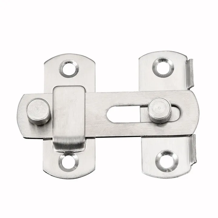 TTLIFE Hasp Latch Stainless Steel Hasp Latch Lock Sliding Door lock for Window Cabinet Fitting Room Accessorries Home Hardware