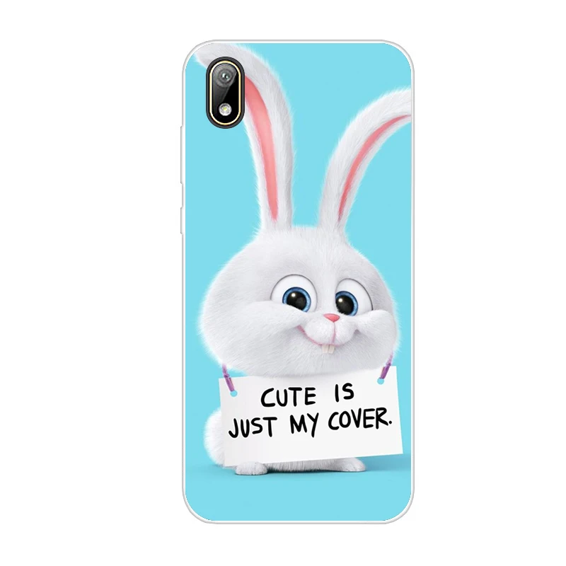 Шампанское For Huawei y5 Case bumper Silicone TPU back Cover Soft Phone case For Huawei Y5 coque bumper 5.71 inch Cat flower - Цвет: Шампанское
