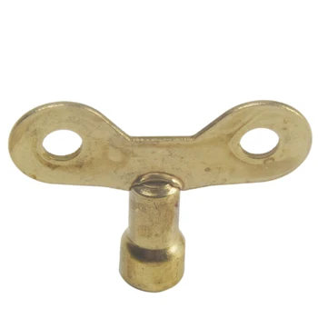 

2pcs Bleed Key Faucet Special Lock Radiator Water Tap Plumbing Brass Hole Square Socket