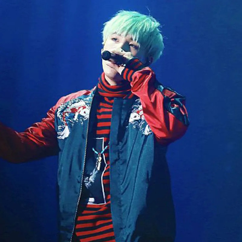 Kpop SUGA свитер Bigbang GD G-Dragon свитер пуловер в полоску с капюшоном джемпер подарок Harajuku Хип-хоп одежда толстовки