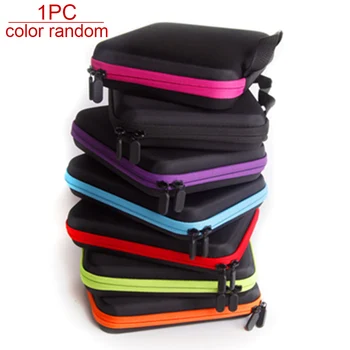 

30 Bottles Zipper Design Hand Bag Embroidery Storage Box EVA Drill Beads Case Multifunctional Diamond Painting Random Color