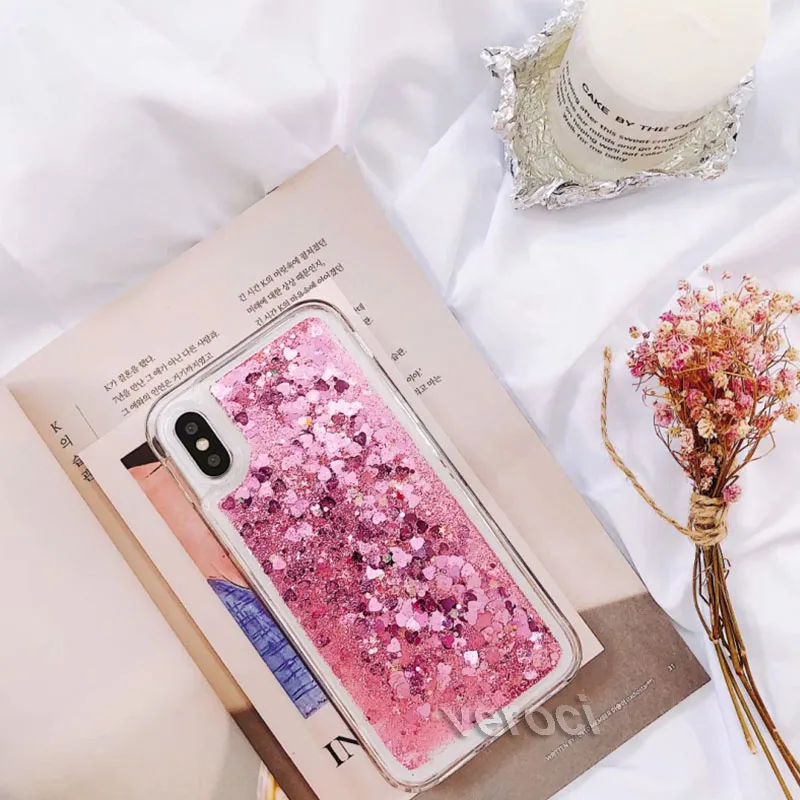 Чехол с блестками и зыбучим песком для Oppo R15X K1 R15 Dream mirror R9 R9S R11 R11S Plus R7 R7S R17 Pro F1 F3