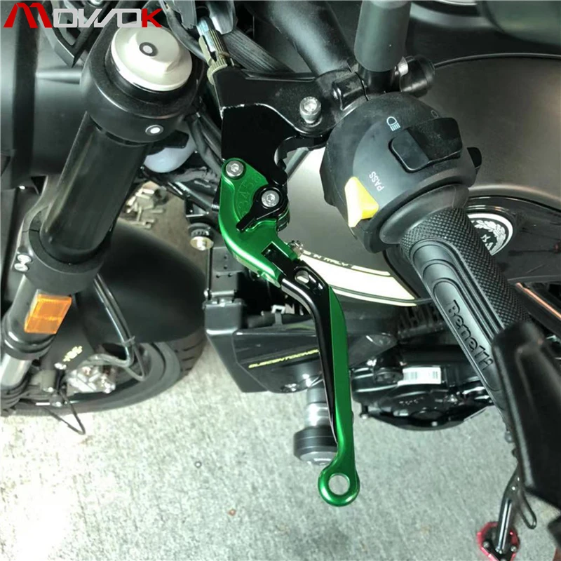 Для KAWASAKI Z900 Z 900 Мотоцикл с ЧПУ Регулируемые Складные Выдвижные Тормозные Рычаги сцепления с логотипом ''Z900''