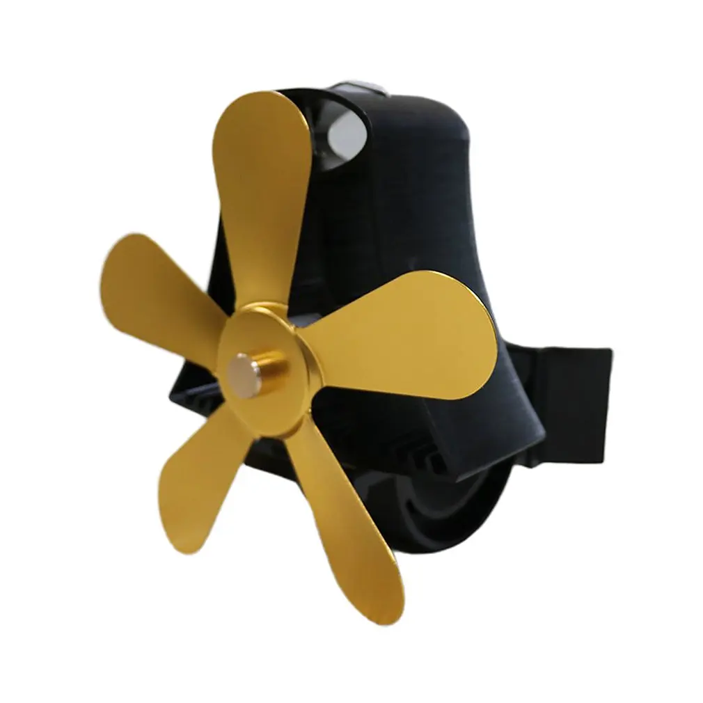 

YL106 Thermal Power Fireplace Fan Heat Powered Wood Stove Fan For Wood/Log Burner /Fireplace Eco Friendly Five-leaf Fans
