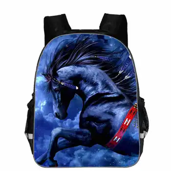 

New Animal Backpack Dab Horse Teenagers Boys Girls Toddler Animal Kids School Book Bags Man Woman Mochila Bolsa