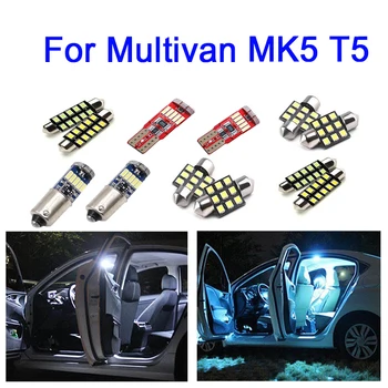

20pcs LED License plate lamp + Interior reading Lights Kit for Volkswagen For VW For Multivan MK5 T5 (2003-2015)