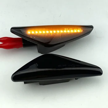 

2PCS LED Dynamic Side Marker Turn signal light lamp Repeater light Flowing Flash for BMW X3 X5 X6 E70 E71 2008-2014 E72 F25