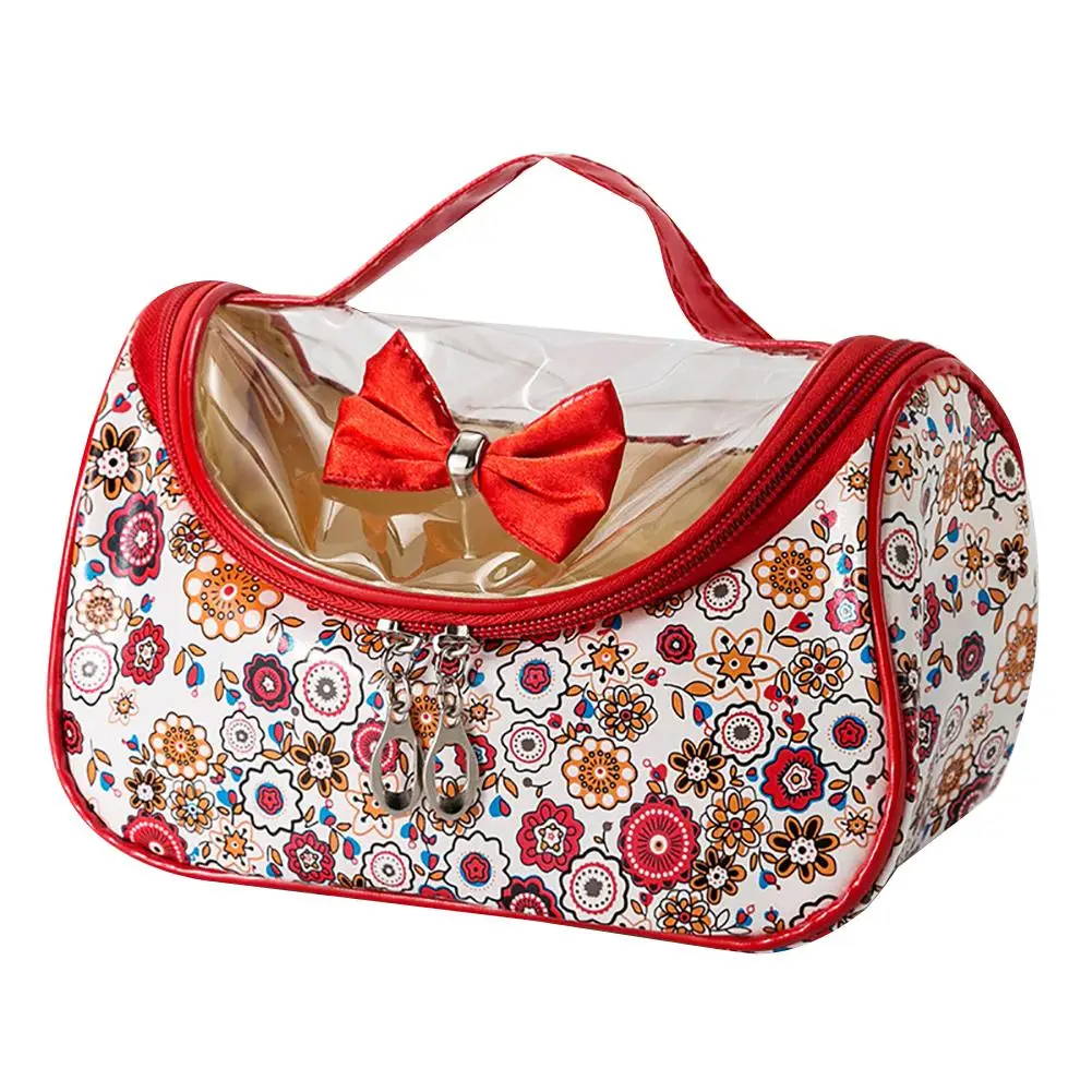floral print makeup bag
