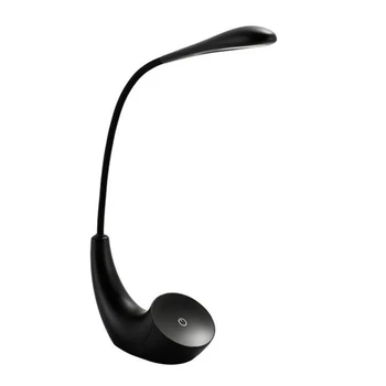 

Adjustable LED Desk Lamp USB Rechargeable Table Lamp Press Switch Dimmable Table Light Eyes protection Luminarias Black