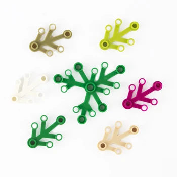 

Urban Building Blocks Greening Scene Accessories Small Particle Plant Leaves Grass Parts Toys