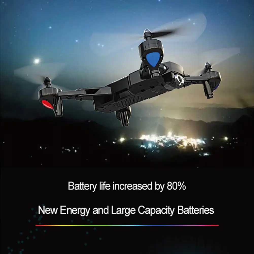 Новейший Дрон HD Aerial Профессиональный Дрон WiFi FPV Квадрокоптер Дрон складной RC Квадрокоптер Рождественский подарок детские игрушки