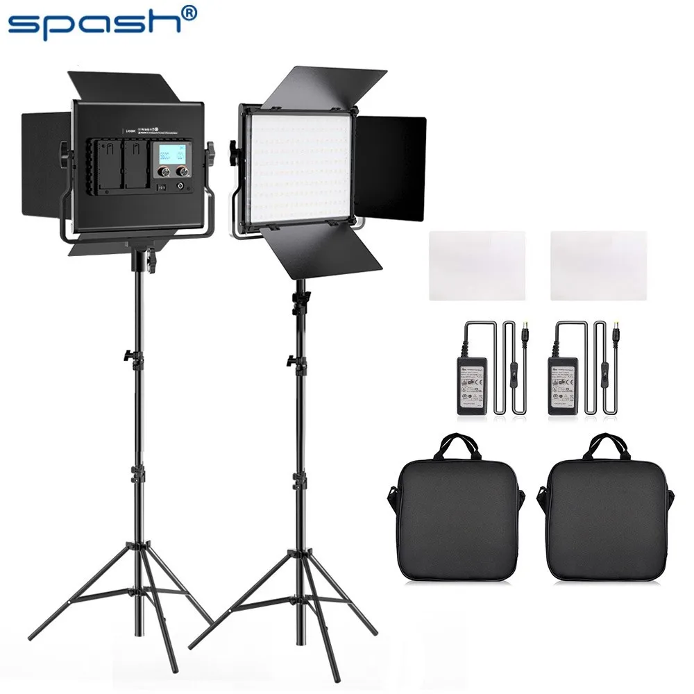 SPASH L4500K 2-in-1 światło LED do kamery przenośne oświetlenie fotograficzne Bi kolor 3200K-5600K lampa fotograficzna na Youtube Studio strzelanie SPASH L4500K 2-in-1 światło LED do kamery przenośne oświetlenie fotograficzne Bi kolor 3200K-5600K lampa fotograficzna na Youtube Studio strzelanie