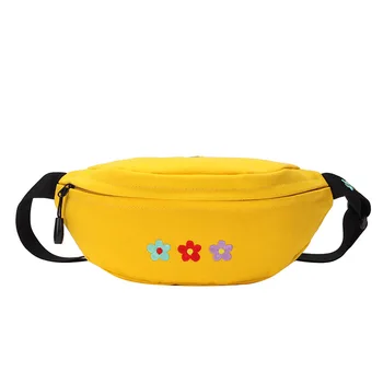 

Solid color Print women waist Bags girls fanny packs Hip Belt Bags Travelling Mountaineering Phone Bag Waist Packs