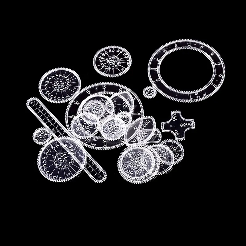 Новые школьные принадлежности spirograf deluxe набор дизайн олова Рисование спиральные