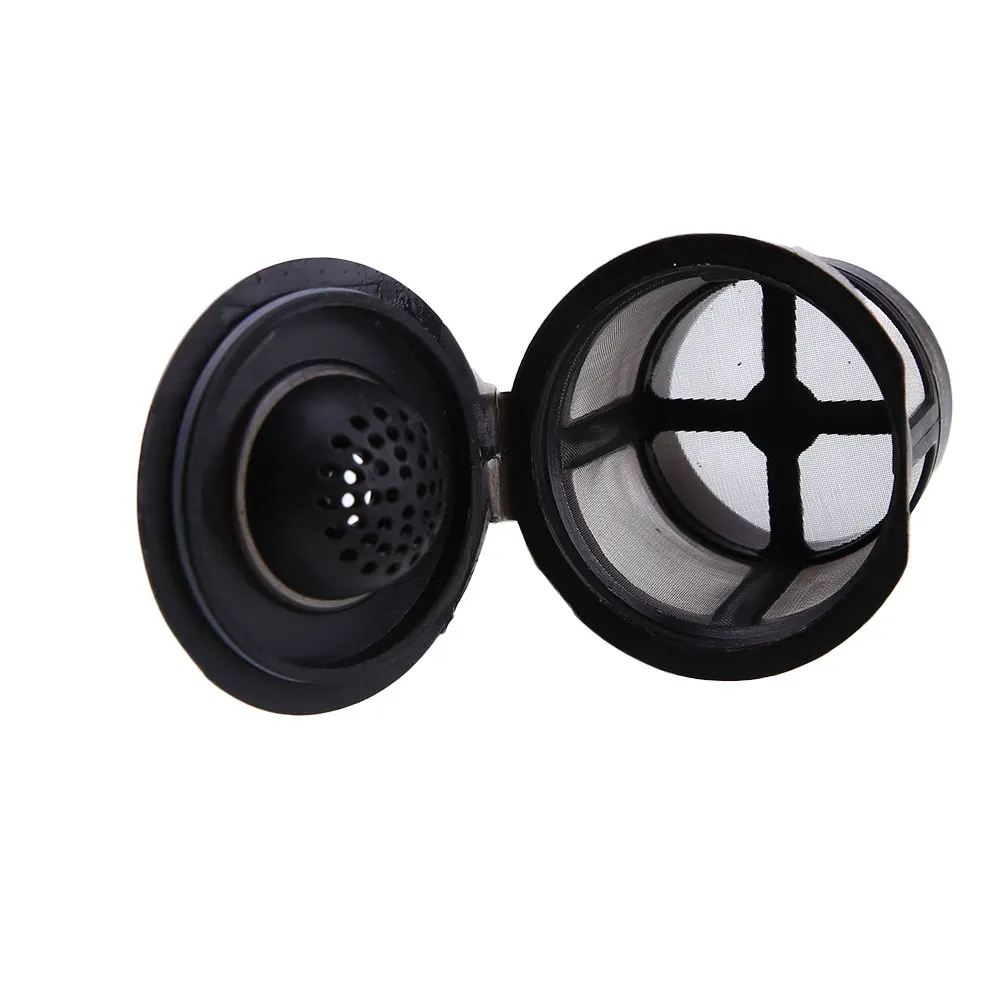 6pcs Filter Cups with Lid Espresso Refillable Tool Coffee Filters Pods Reusable Machines Compatible Capsules