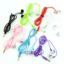 Universal 3.5mm Wired Earphones  In-ear Stereo Earbuds Headphone Earphone Headset for Cell Phone For Iphone For Samsung Xiaomi