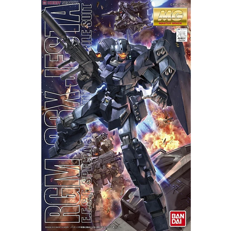 Bandai MG 1/100 RGM-96X Jesta Gundam Jigang сборочные фигурки Модель Brinquedos | Игрушки и хобби
